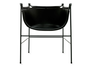 NÄBB - Leather chair with armrests _ Nola Industrier